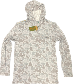 Gray online camo hoodie